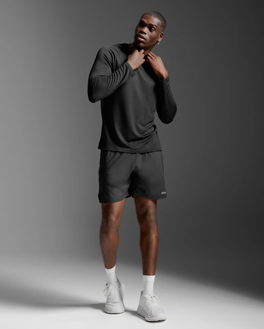 2XU Women Aero Mesh Long Sleeve - Black / Silver Reflective