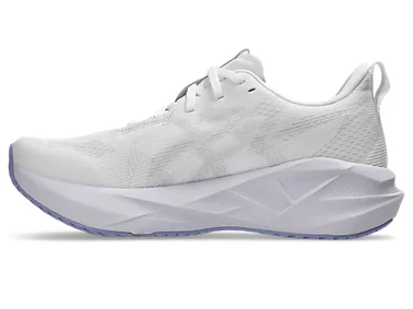 ASICS Women Novablast 5 Wide - White / Lilac Hint