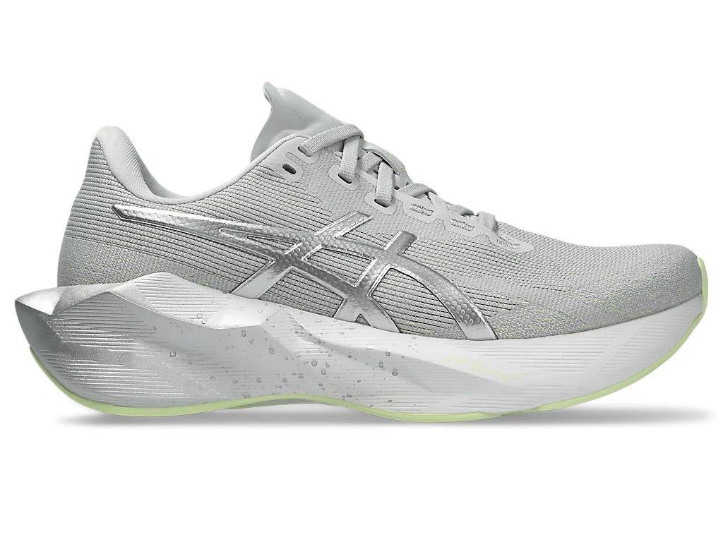 Asics Women Novablast 6 - Platinum Platinum / Glow Green