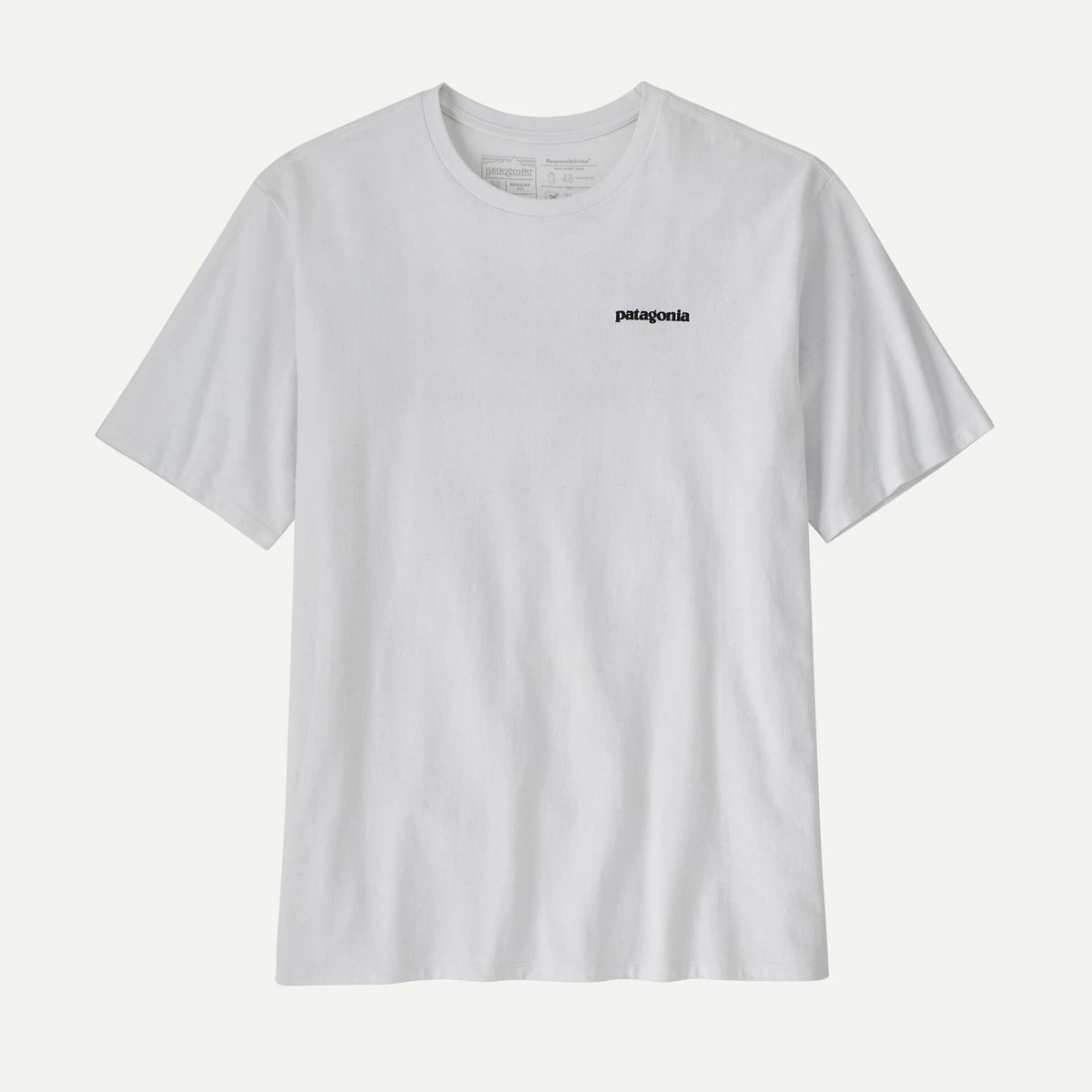 Patagonia Men P-6 Logo Responsibili-Tee® - White