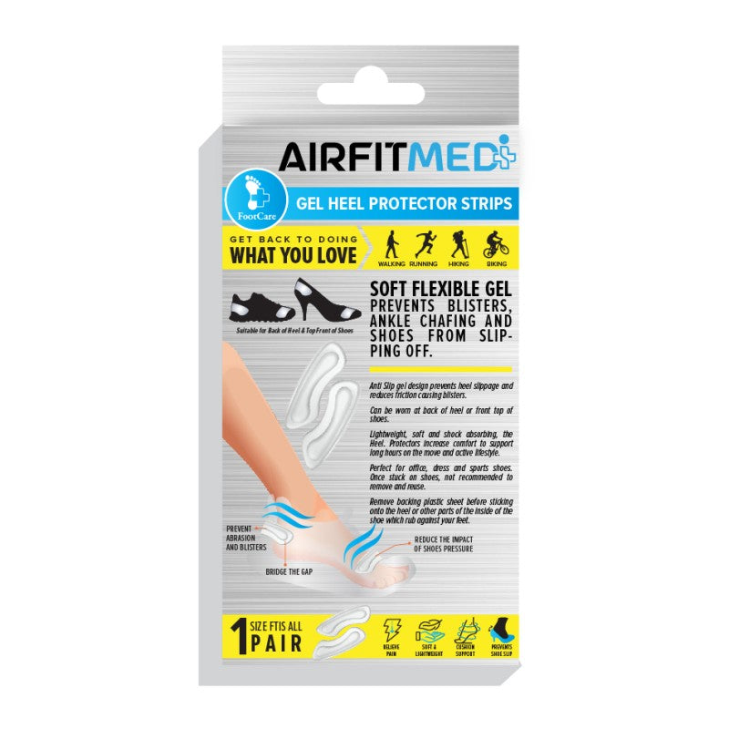 Airfit Medi Complete Heel Protector - Stick On Shoe Design