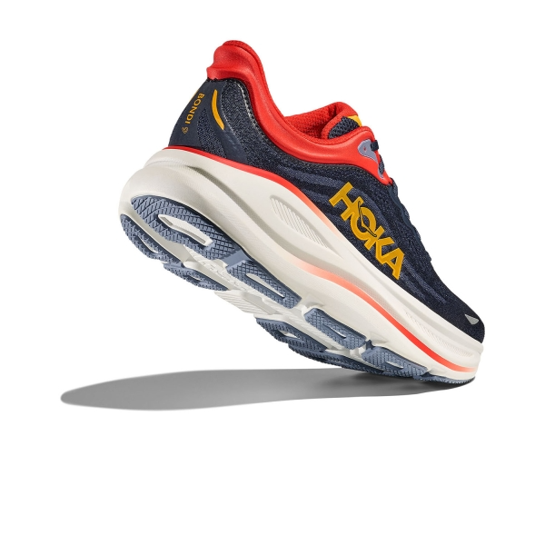 HOKA Men Bondi 9 Wide - Varsity Navy / Nautical Blue