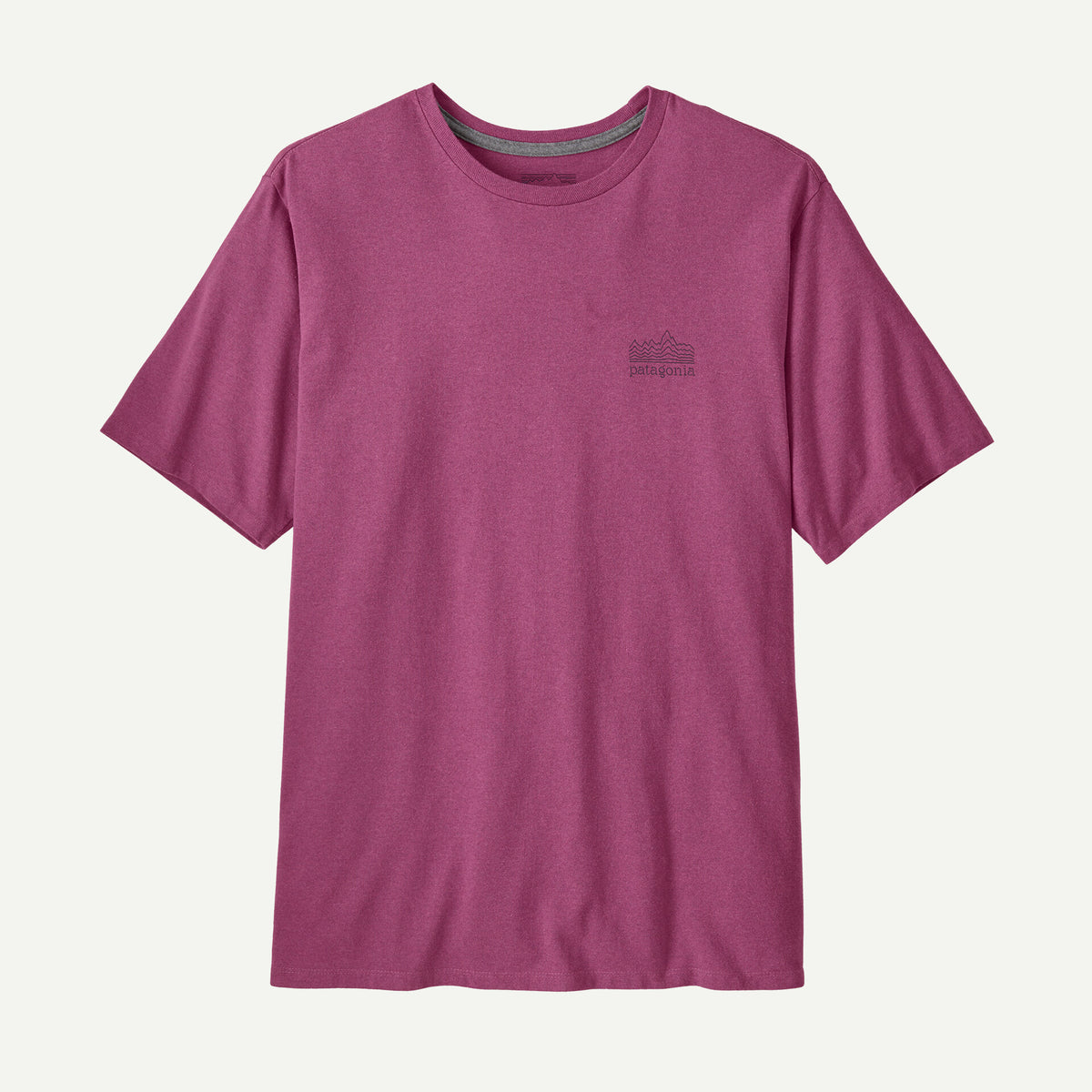 Patagonia Men Strataspire Responsibili-Tee - Faded Magenta