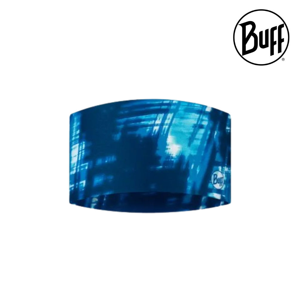BUFF® Coolnet UV Wide Headband - Attel Blue OS
