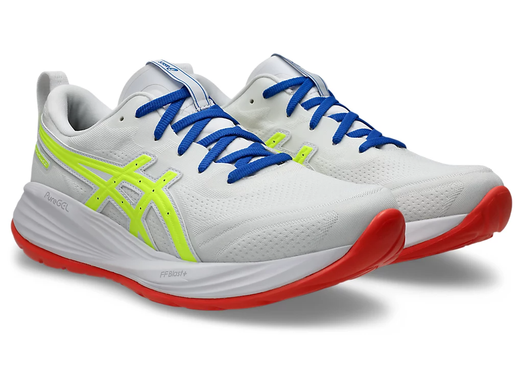 ASICS Men Gel-Cumulus 27 ATC - White / Safety Yellow