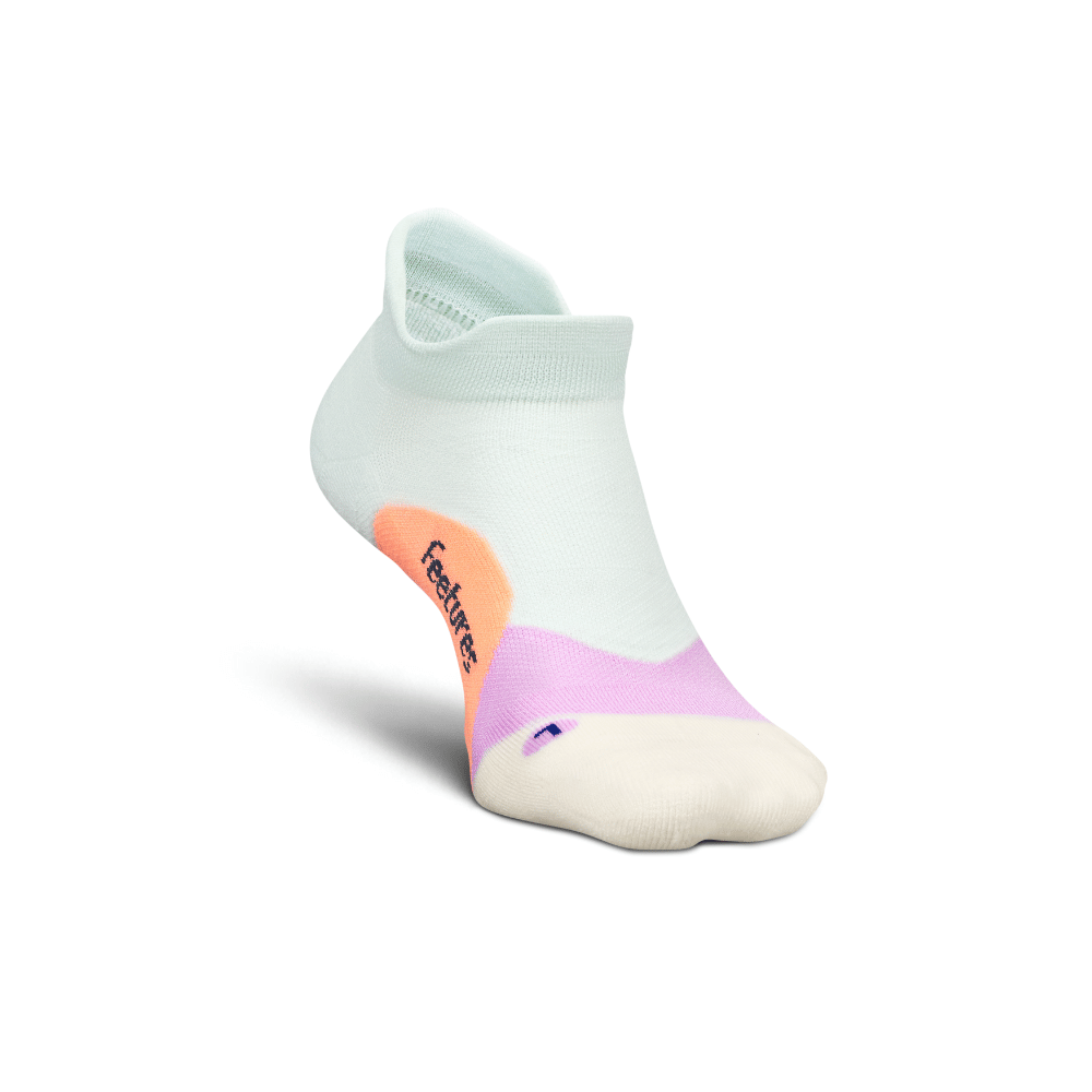 Feetures Active Elite Light Cushion No Show Tab - Crisp Mint