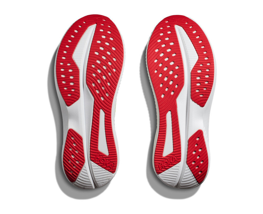HOKA Women Mach 6 - White / Lettuce