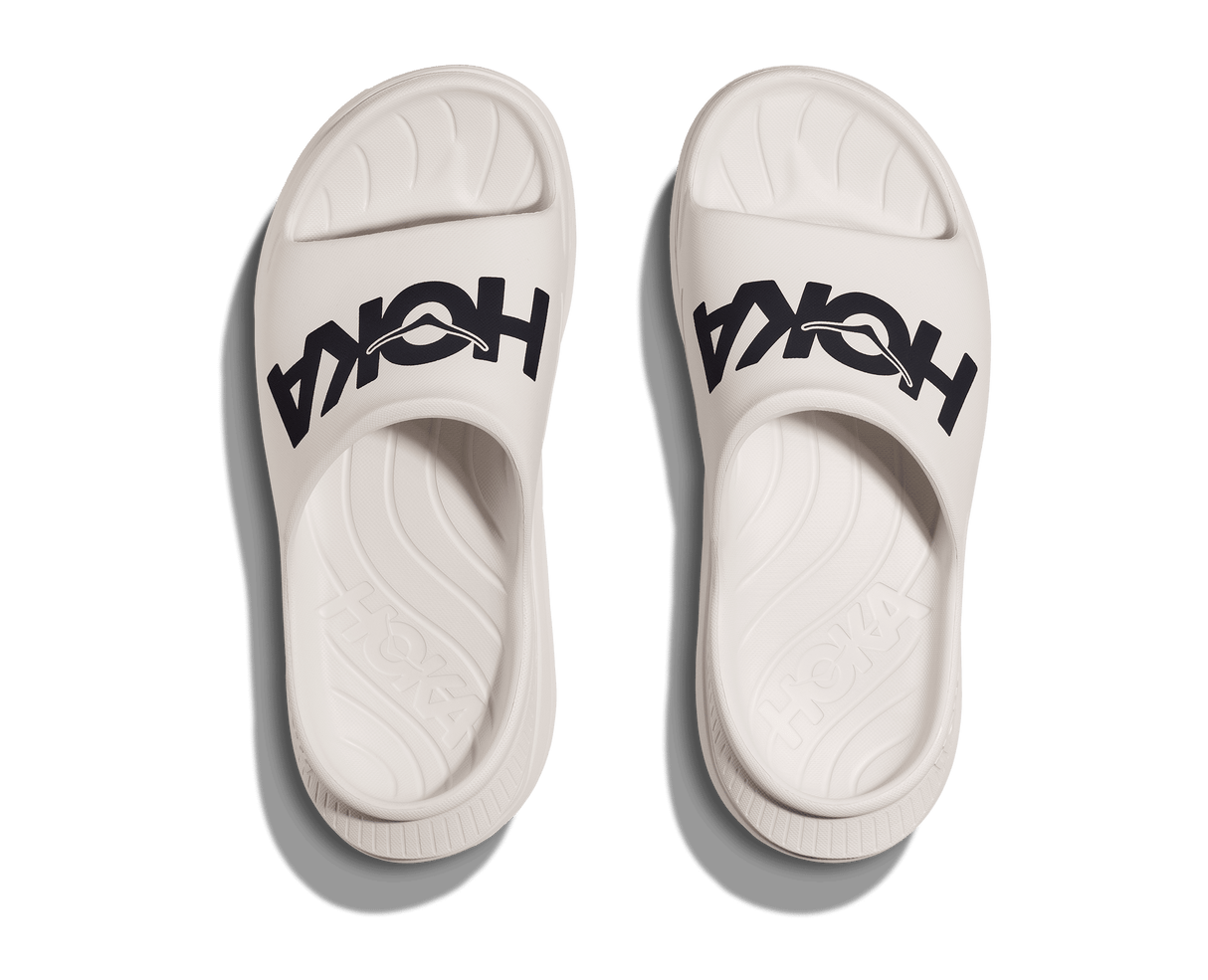 HOKA Unisex Ora Athletic Slide - White / Black