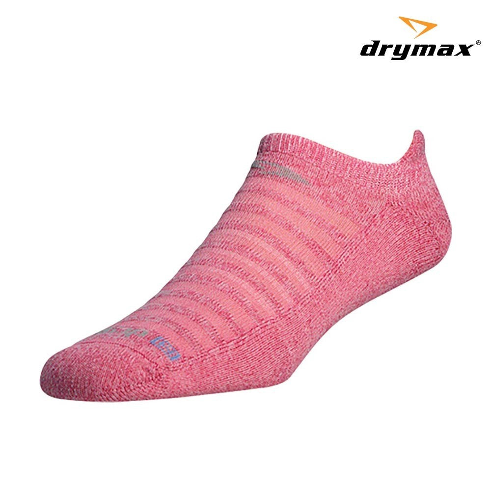 Drymax Running Lite-Mesh No Show Tab - Pink Heathered