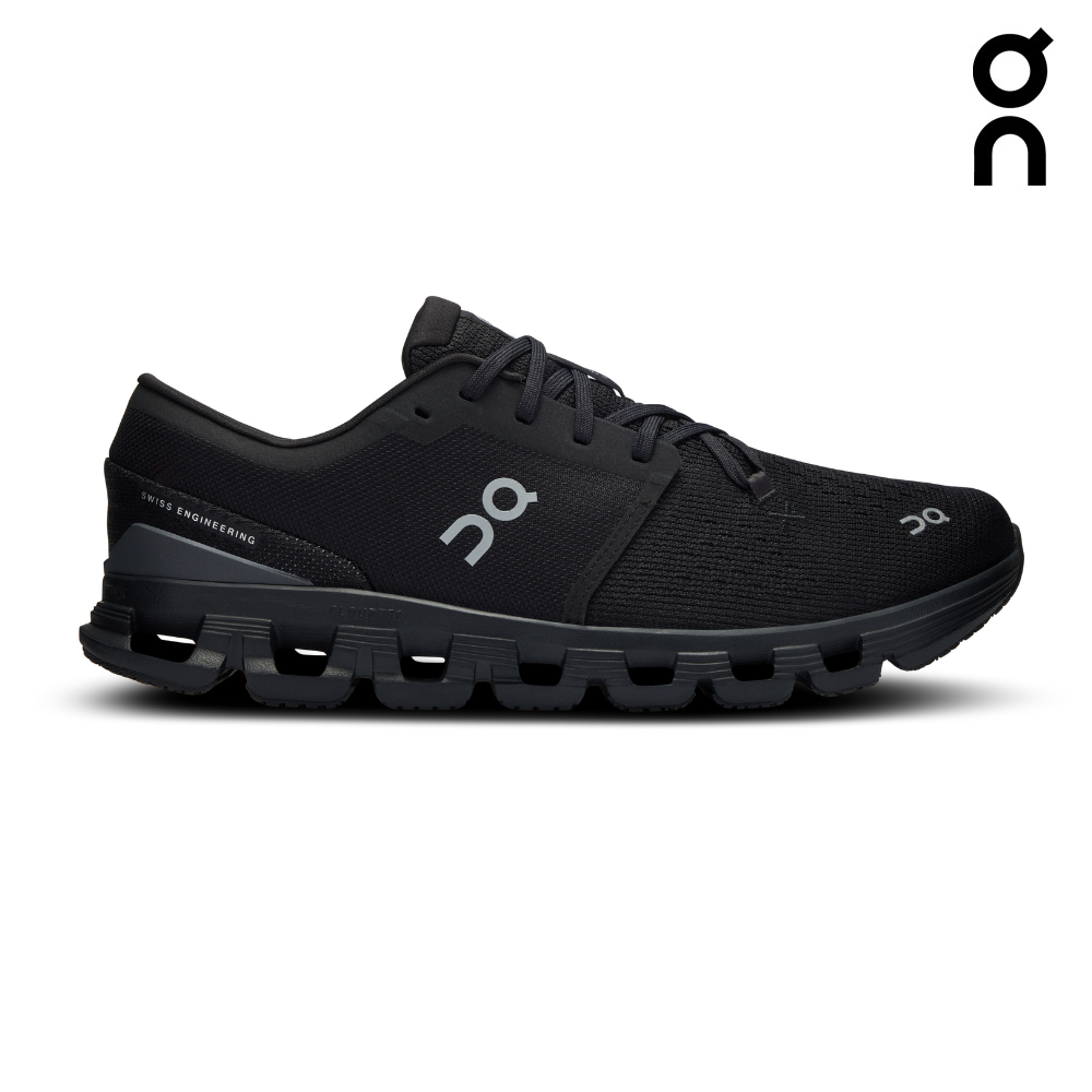 On Running Men Cloud X 4 - Black / Eclipse