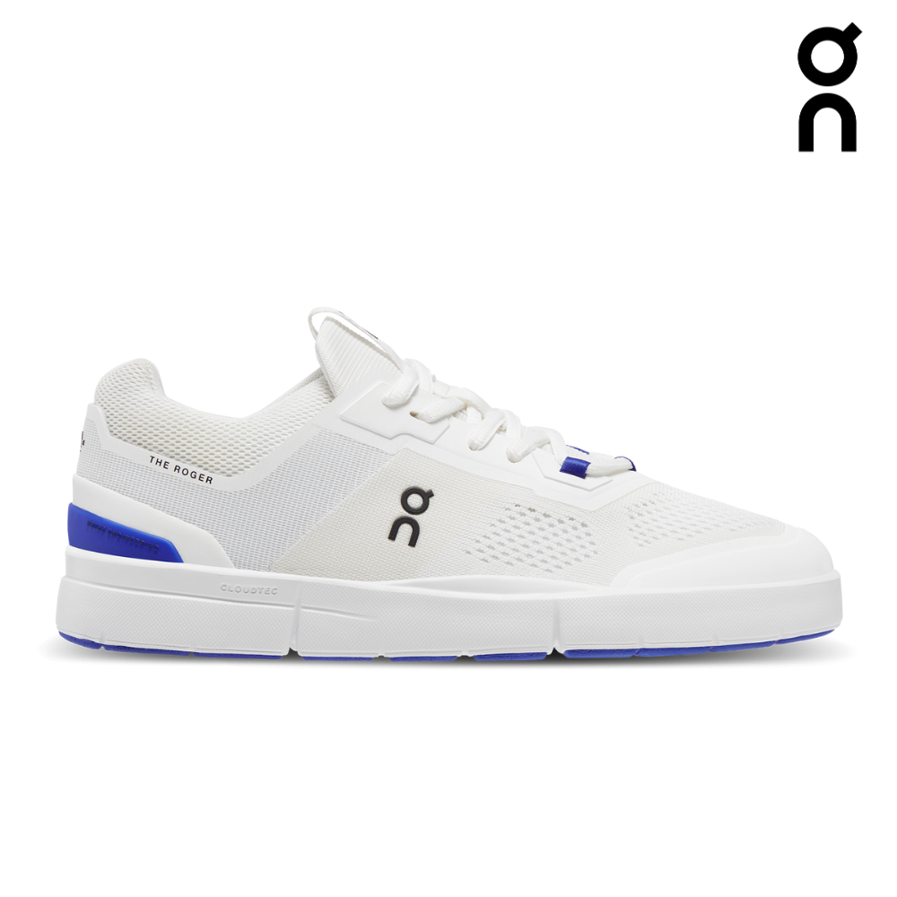 On Women The Roger Spin Sneakers - White / Indigo