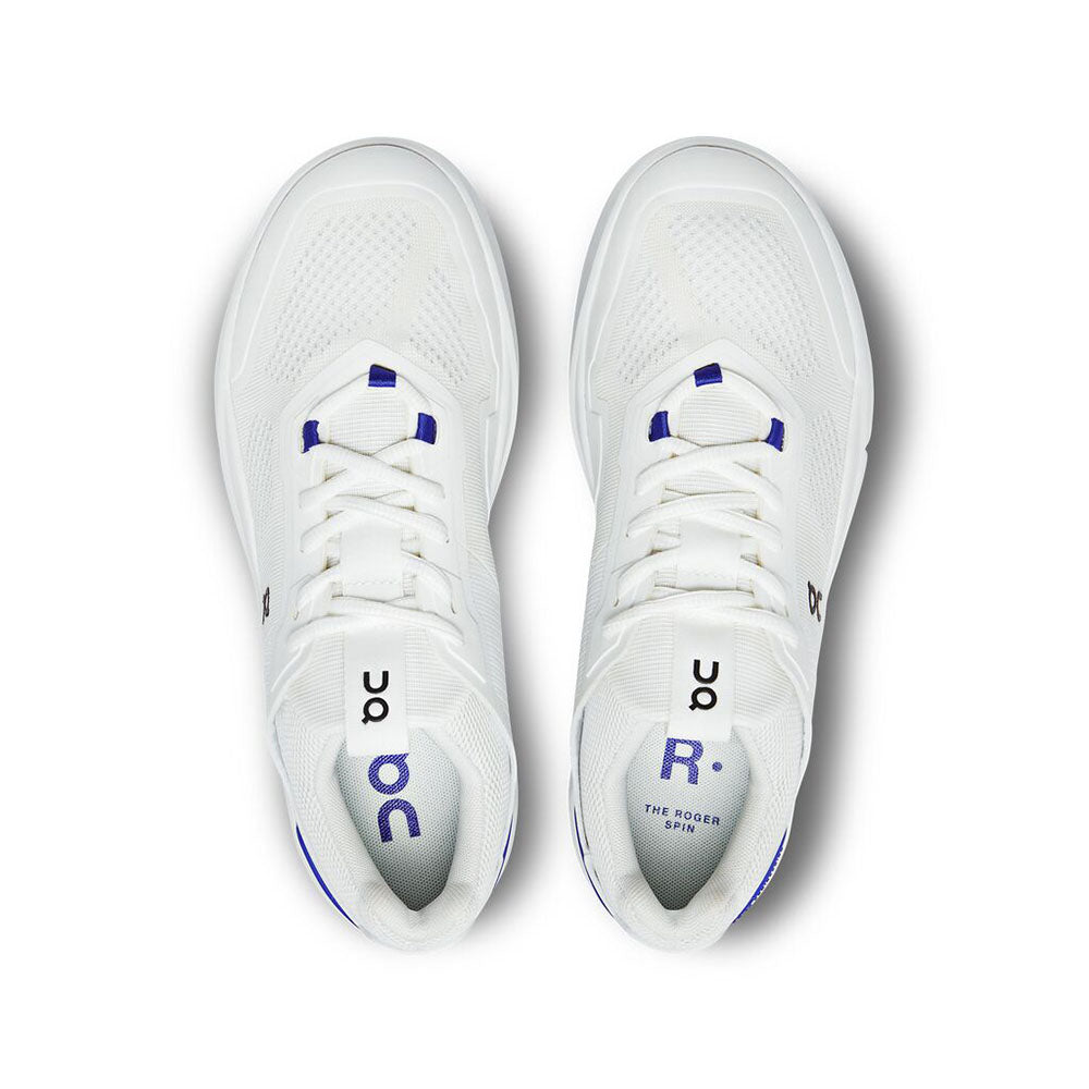 On Women The Roger Spin Sneakers - White / Indigo