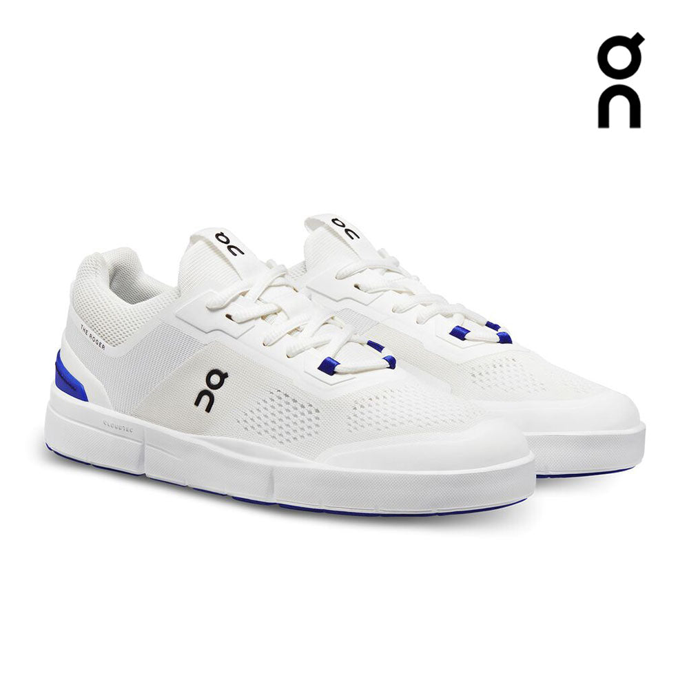 On Women The Roger Spin Sneakers - White / Indigo