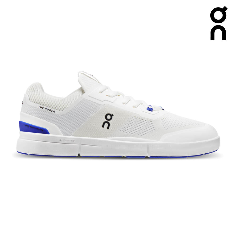 On Women The Roger Spin Sneakers - White / Indigo