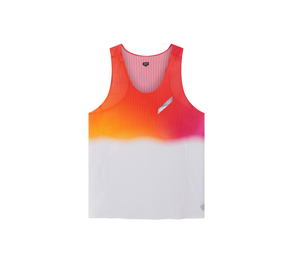 Soar Men Race Vest - White / Sunset