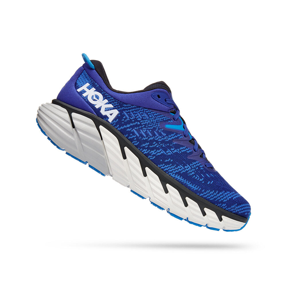 Hoka Men Gaviota 4 Wide Running Shoes - Bluing / Blue Graphite