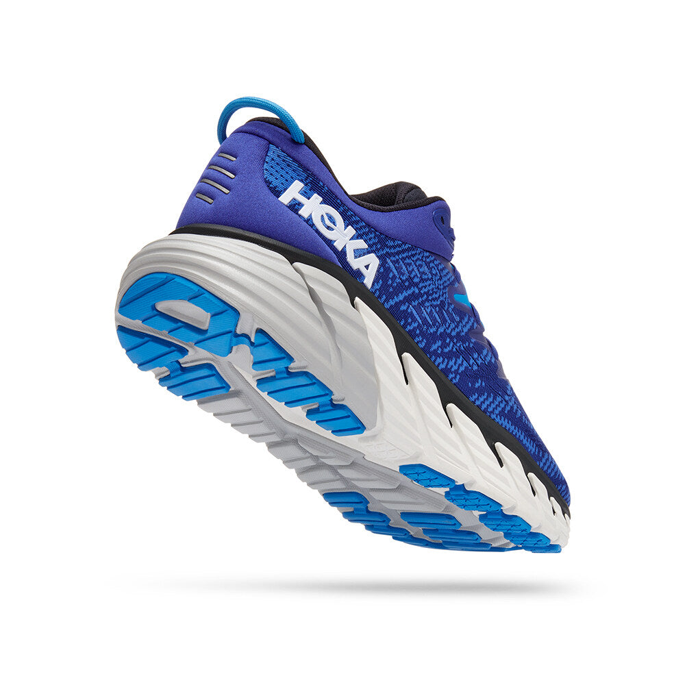 Hoka Men Gaviota 4 Wide Running Shoes - Bluing / Blue Graphite