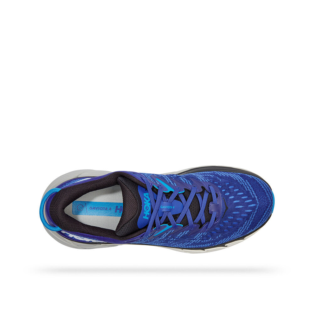 Hoka Men Gaviota 4 Wide Running Shoes - Bluing / Blue Graphite