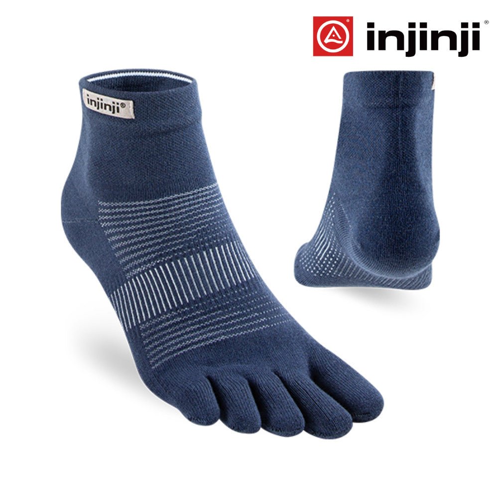 Injinji Run Original Weight Mini-Crew Coolmax - Navy