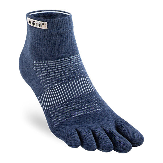 Injinji Run Original Weight Mini-Crew Coolmax - Navy