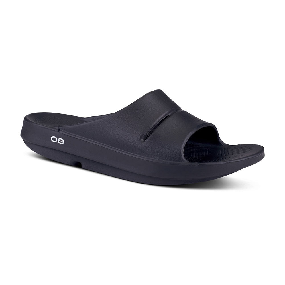 OOFOS Unisex OOahh Recovery Slide - Black