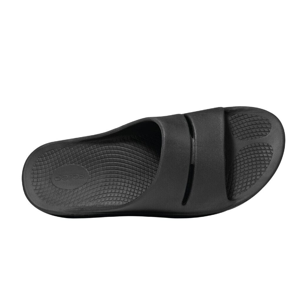 OOFOS Unisex OOahh Recovery Slide - Black