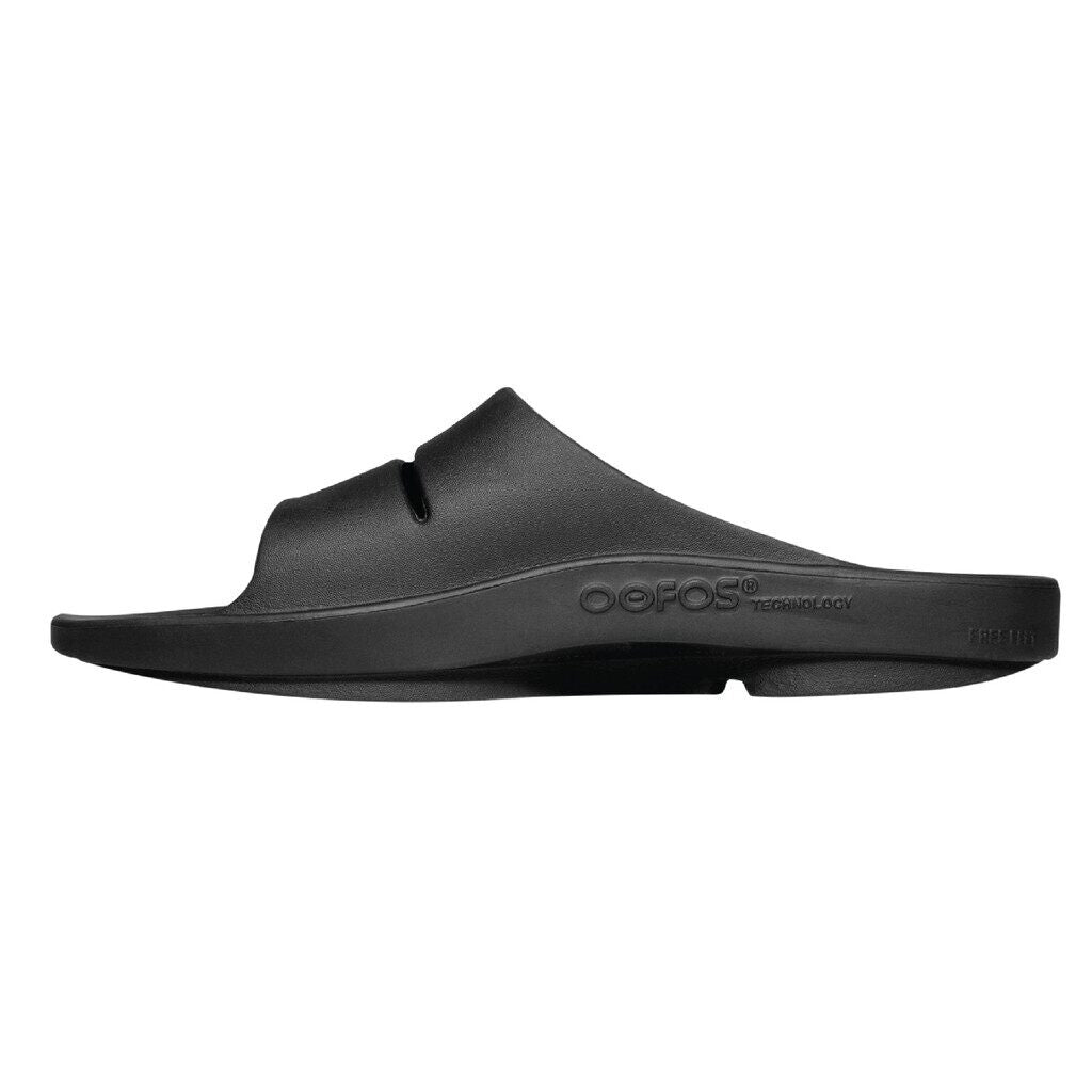 OOFOS Unisex OOahh Recovery Slide - Black