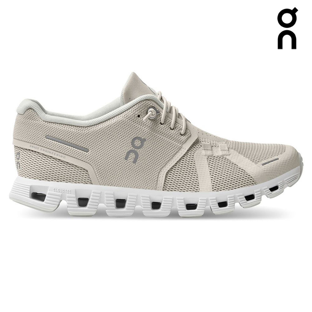 On Women Cloud 5 All day wear Shoes - Pearl / White