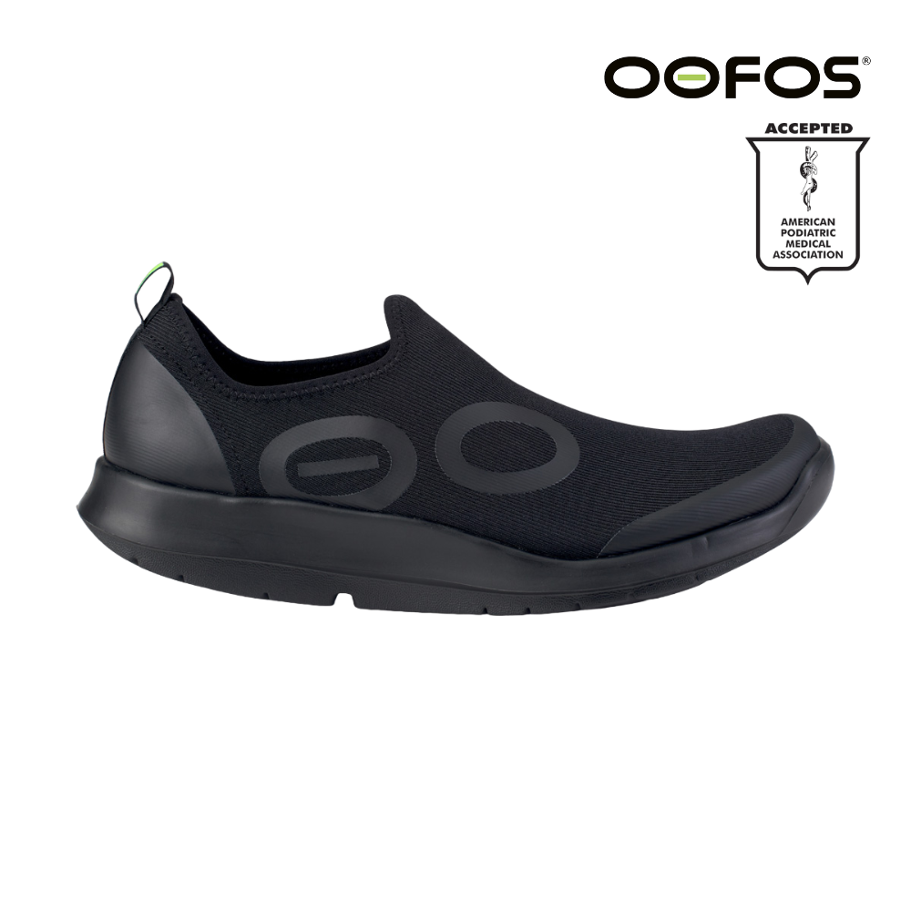 OOFOS Men Oomg Sport Low Shoes - Black / Black