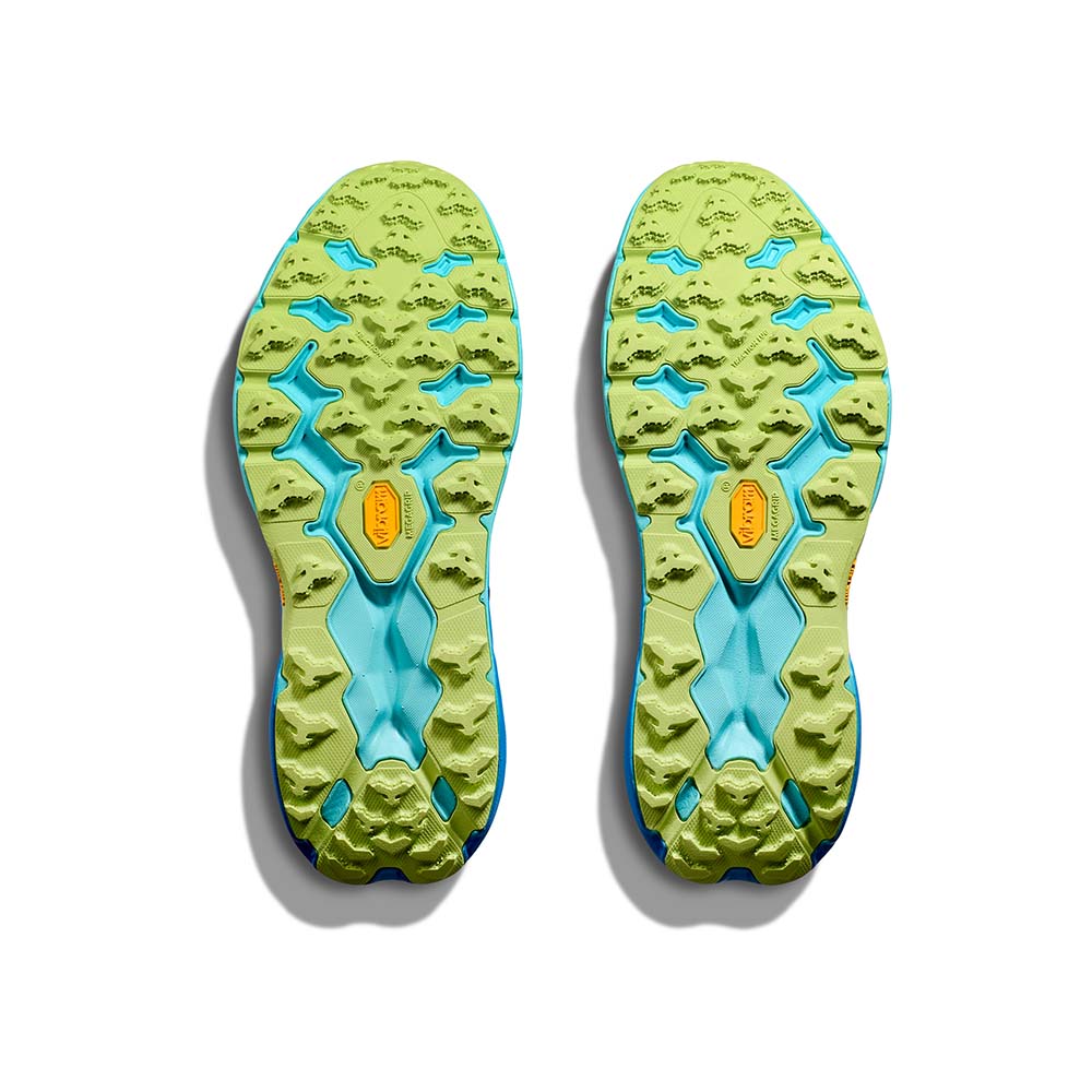 Hoka Men Speedgoat 5 Trail Running Shoes - Solar Flare / Diva Blue