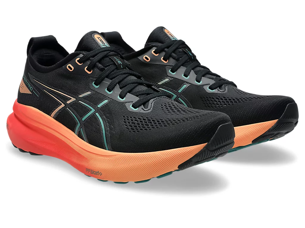 ASICS Men Gel-Kayano 31 Wide - Black / Rainy Lake