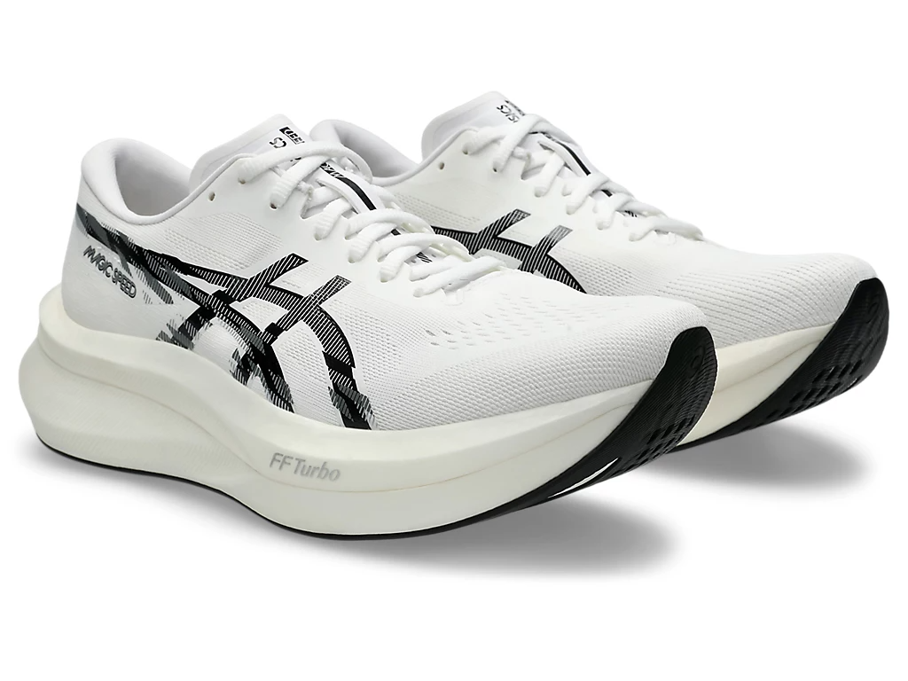 ASICS Men Magic Speed 4 Wide - White / Black