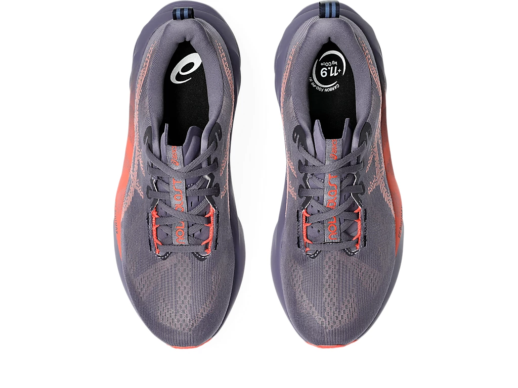 ASICS Men Novablast 5 - Greyish Purple / Coral Reef