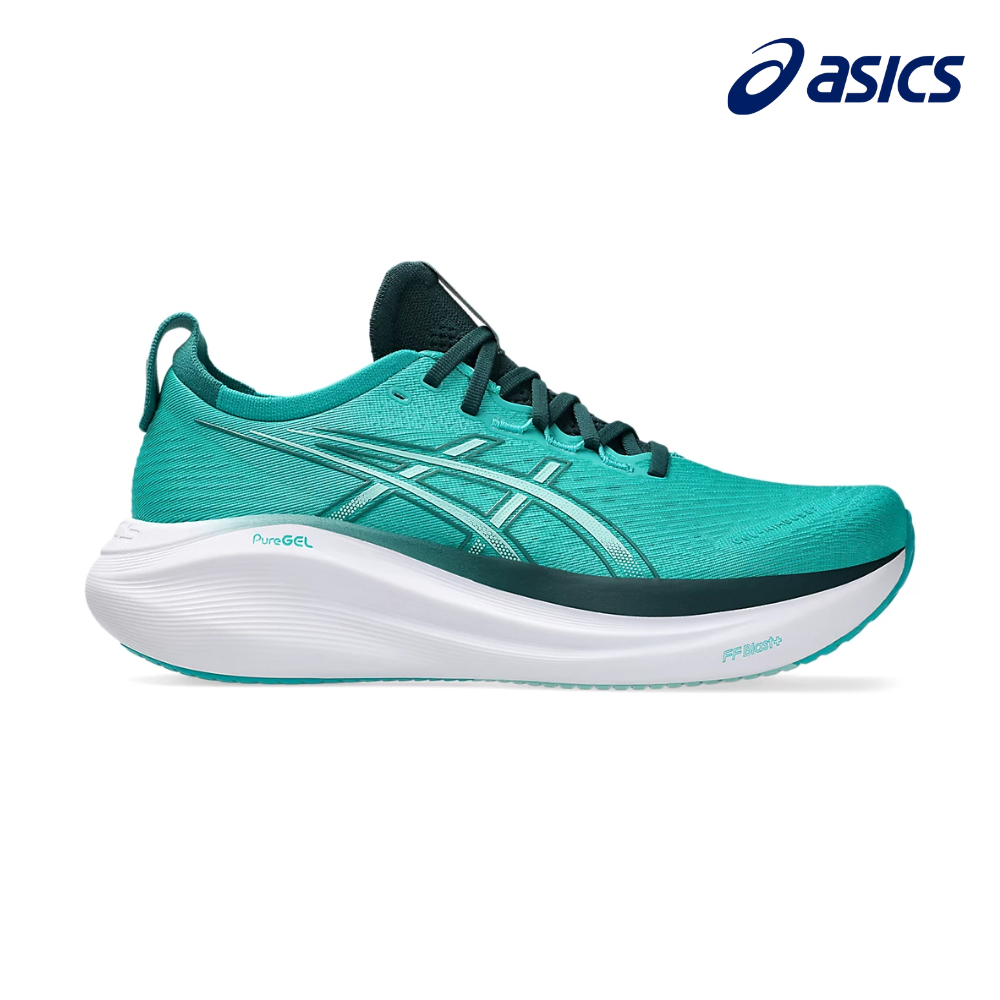 ASICS Men Gel-Nimbus 27 - Wave Teal / Saxon Green