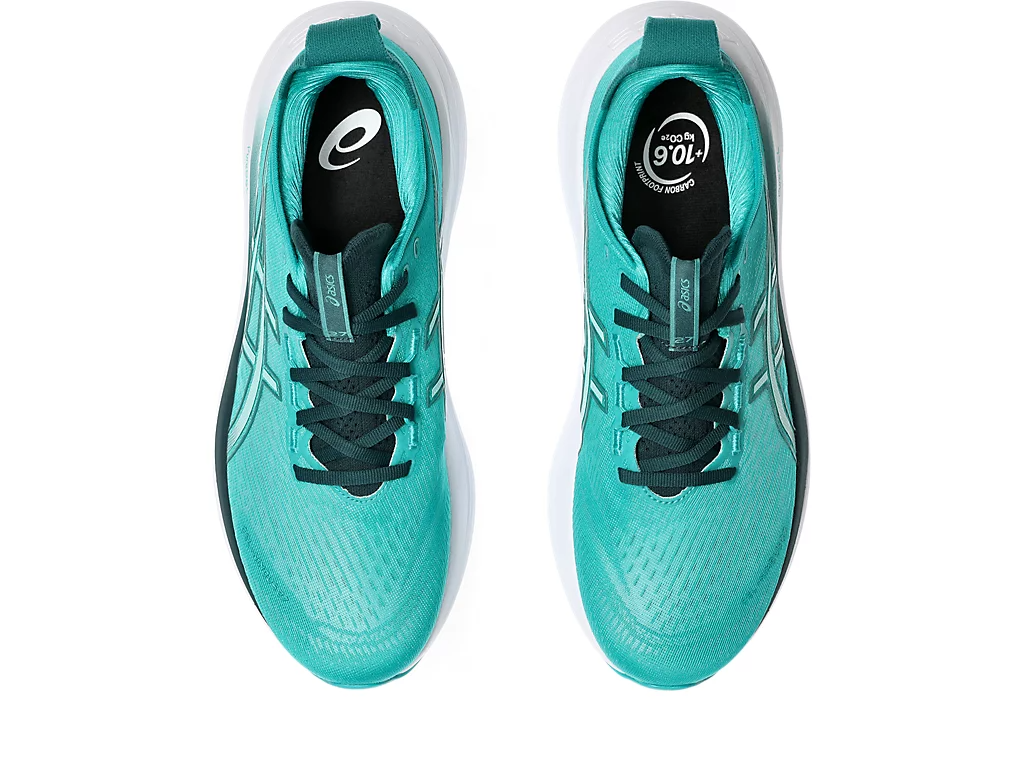 ASICS Men Gel-Nimbus 27 - Wave Teal / Saxon Green