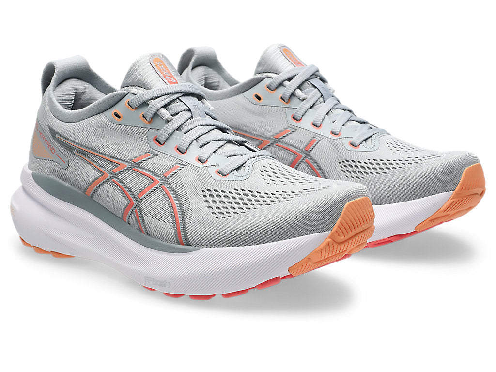 ASICS Women Gel-Kayano 31 Wide - Piedmont Grey / Papaya