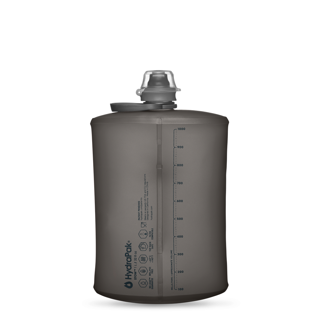 HydraPak Stow 1L - Mammoth Grey