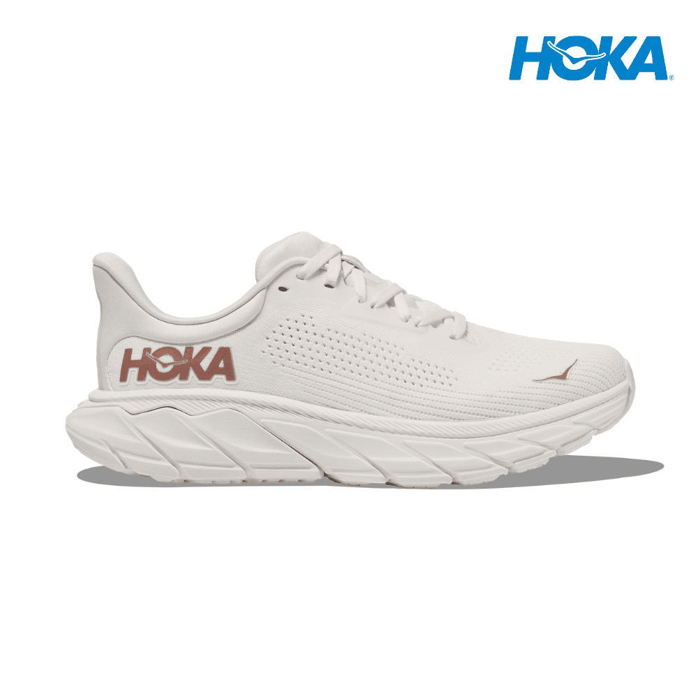 HOKA Women Arahi 7 - Blanc De Blanc / Rose Gold