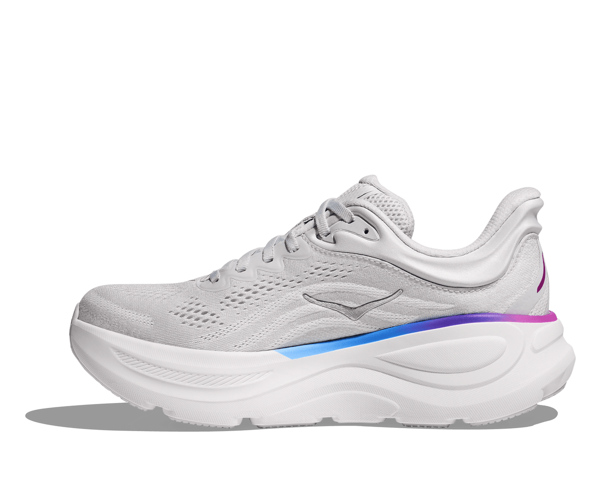 HOKA Women Bondi 9 Wide - Cosmic Grey / White