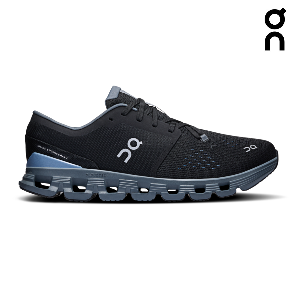 On Running Men Cloud X 4 - Black / Chambray
