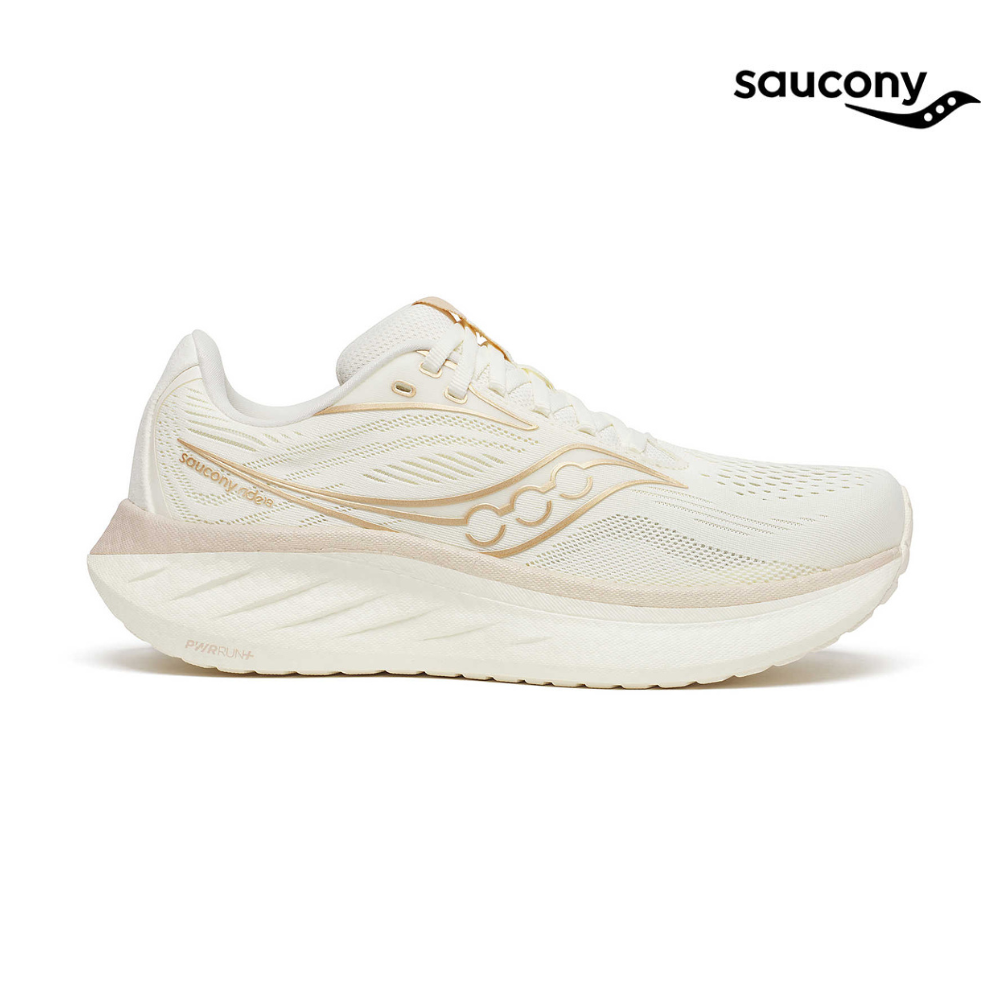 Saucony Women Ride 18 Wide - Vanilla