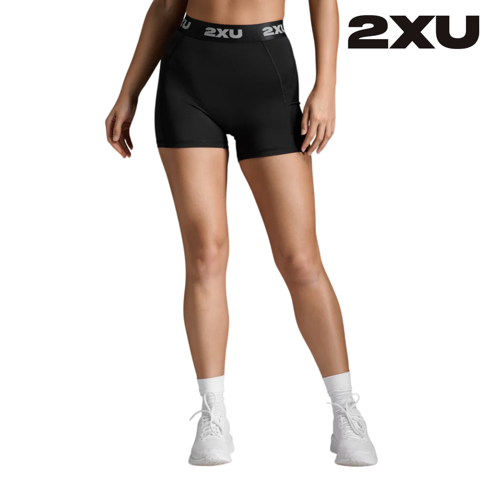 2XU Women Everyday Compression 3" Short Black / Black