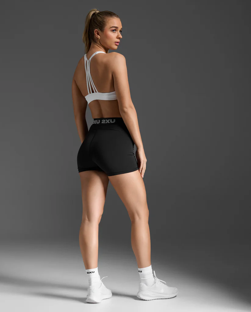 2XU Women Everyday Compression 3" Short Black / Black