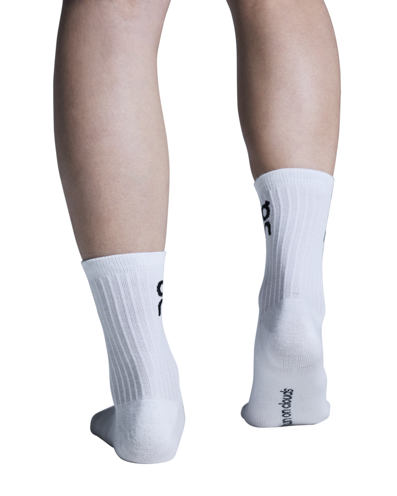 On Unisex Logo Sock High 3-Pack - White