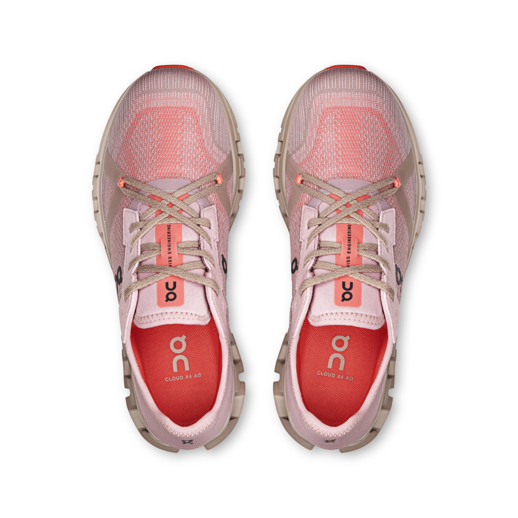 On Running Women Cloud X 4 AD - Mauve / Salmon