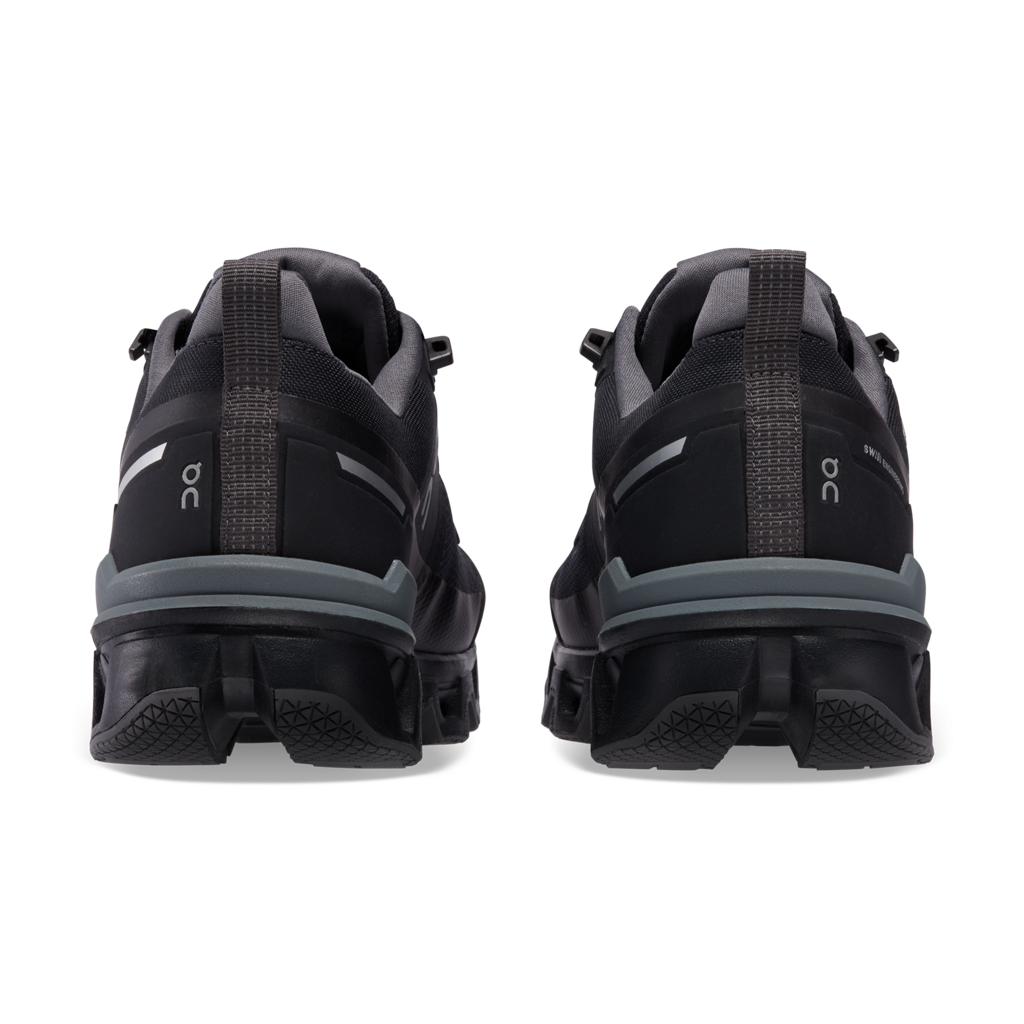 On Men Cloudwander Waterproof Hiking Shoes - Black / Eclipse