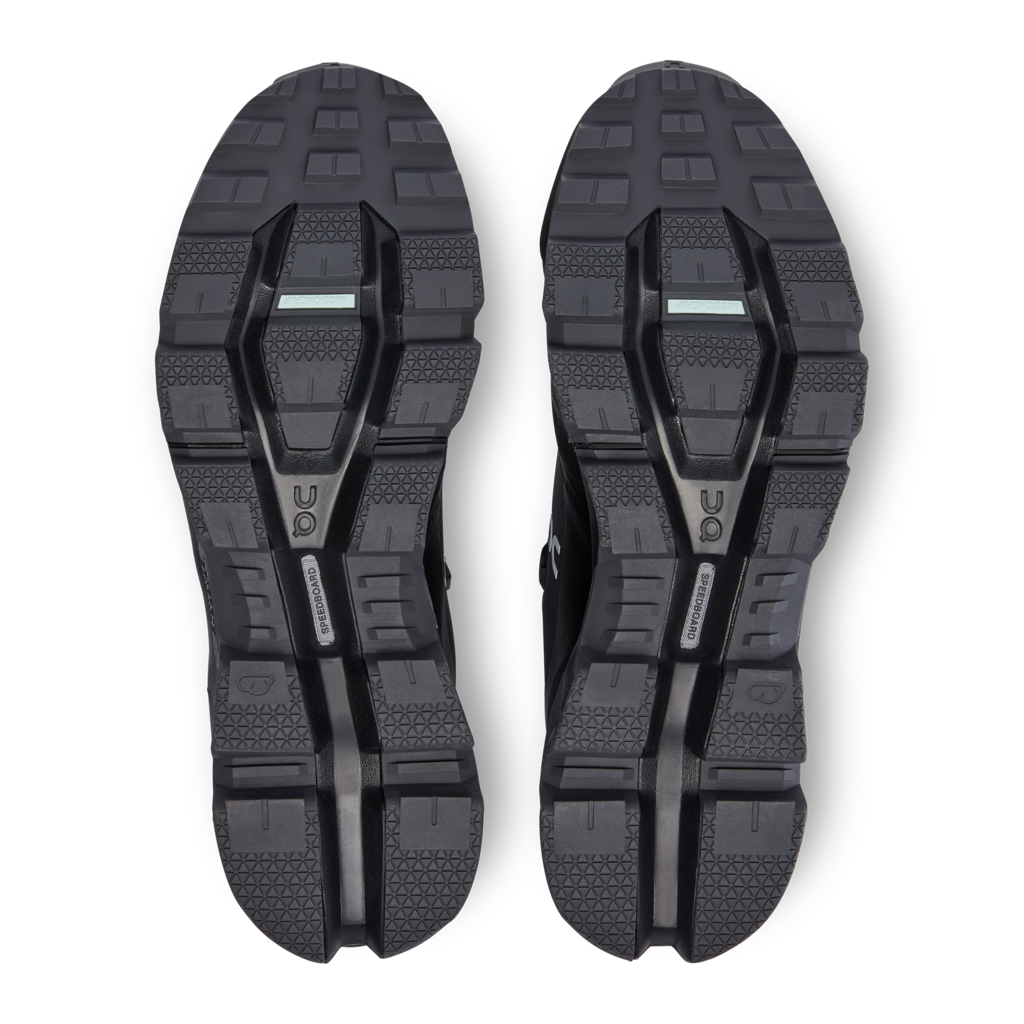 On Men Cloudwander Waterproof Hiking Shoes - Black / Eclipse