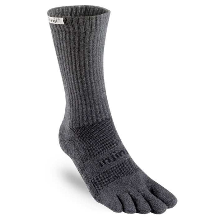 Injinji Trail Midweight Crew Coolmax - Granite