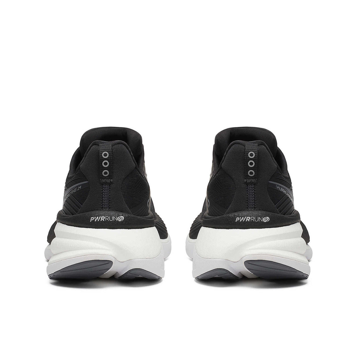 Saucony Men Hurricane 24 Wide - Black / Carbon