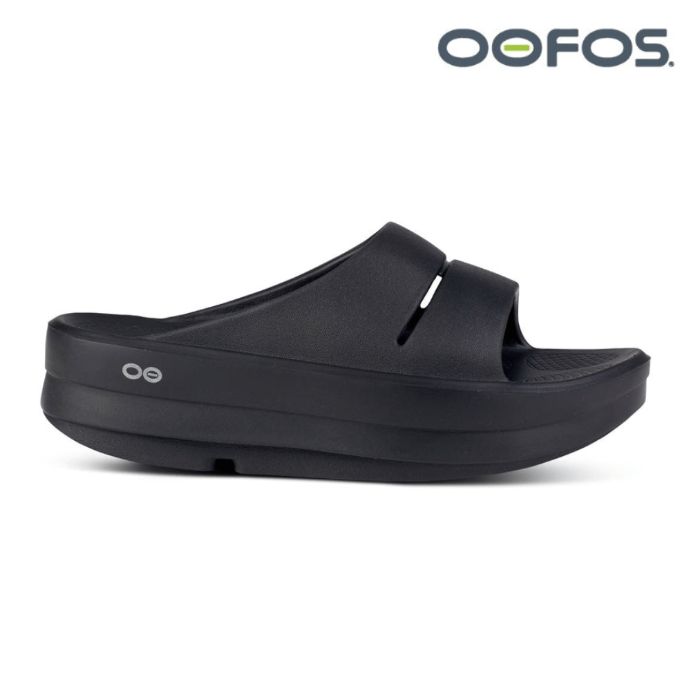 OOFOS Women OOmega Slide - Matte Black